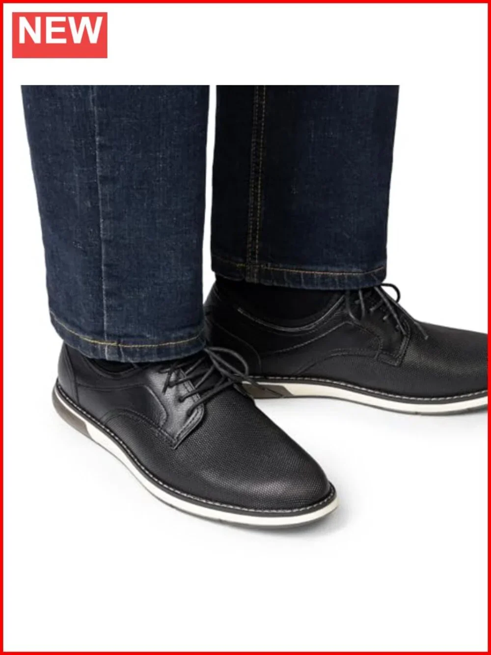 Men's Casual Dress Oxfords Business Formal Sneakers Lace-Up Lightweight